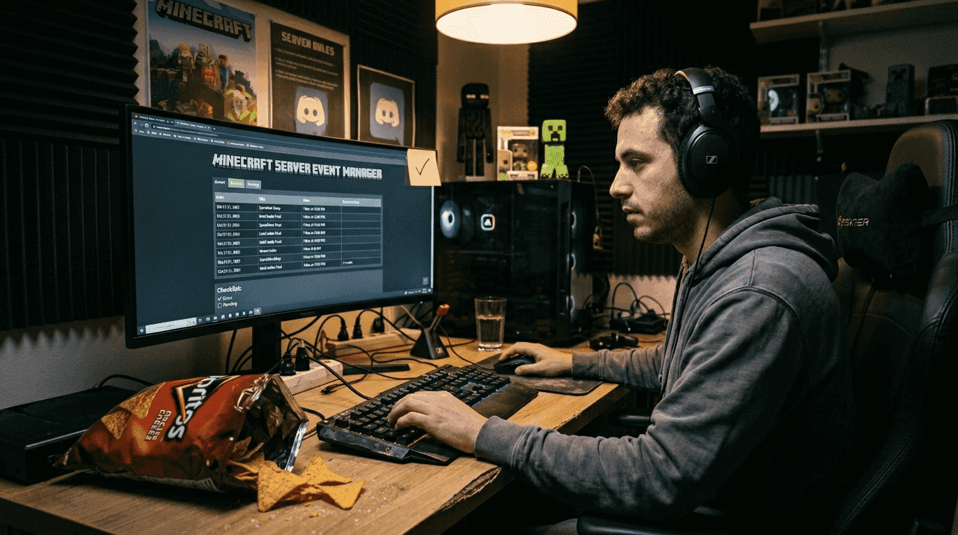 Schedule Minecraft events efficiently for peak server performance